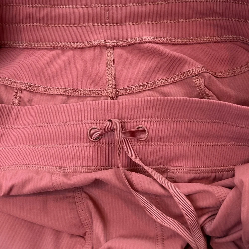 Lululemon Dance Studio Full Length Pants Size 14 Pink Brier Rose Rare - Picture 6 of 8